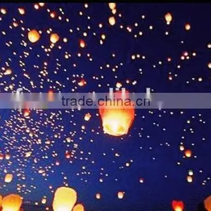 Sky Lanterns Paper Fire Candle / Flying Party Lamp / Fly Papaer Lantern thumbnail-2