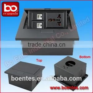 Smart Tabletop Power Socket for Universal Power Pop Up Outlet and Modular Design With RJ45/VGA/HDMI thumbnail-3