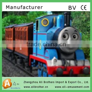 Hottest Fiberglass Amusement Park Machine Kids Electric Amusement Train Rides ,trackless Train thumbnail-1