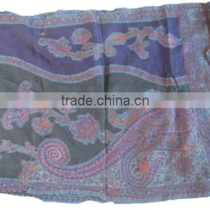 EMBRODARY 100% WOOL STOLE thumbnail-4