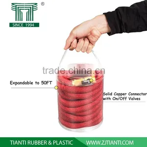 ROHS Approved Factory Supply Yoyo Garden Water Hose Copper Fitting Elastic Garden Hose thumbnail-3