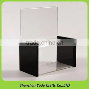 Customized Hot Sale Clear Acrylic Donation Box With Locks Cheap High Quality thumbnail-4