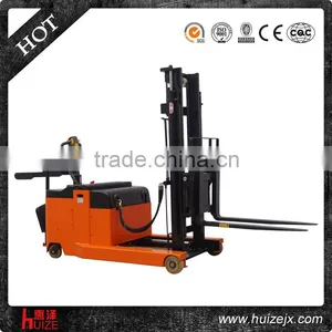 Fork Side Shift Battery Powered Standing New Full Electric Reach Stacker for Sale thumbnail-1