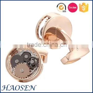 2016 Modern Style Watch Shape Metal Cufflinks For Men thumbnail-2