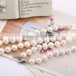 Graceful !Charming ! Fashion Design ! Latest Natural White Pearl Necklace for Christmas thumbnail-5
