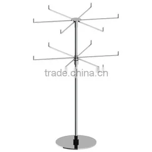 2 Tier Jewelry Stand/ Rotating Jewelry Dispaly Stand/ Metal Jewelry Stand/ Bracelet Display Stand thumbnail-1
