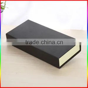 Magnetic Closure Cardboard Drawer Gift Fashion Black Packaging Boxes thumbnail-2