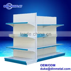 Supermarket Shop Fitting Commodity Shelving Metal Gondola Shelf thumbnail-1