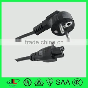 EU 2 Pin Schuko Plug European Electric Extension Cord for Sale thumbnail-2