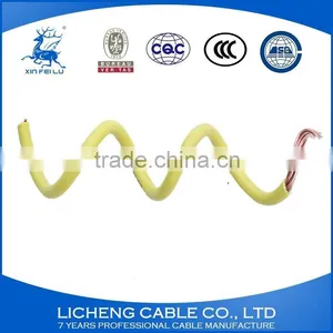 Hot Sale PVC Insulated Flexible Copper Wire Cable Yellow Wire1.5mm2 thumbnail-2