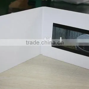 Hot Sale 7 Inch Blue Picture Video Lcd Business Card Video Brochure for Advertising thumbnail-1