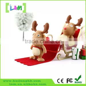 Gift Pvc Christmas Tree Usb Flash Drive, 32 gb Usb Christmas, Christmas Deer Shape Usb 1tb thumbnail-3