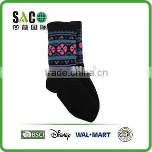 Fashion Double Layer Snow Dots Pattern Acrylic Warm Women Socks thumbnail-5