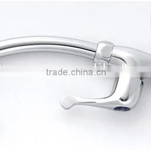 China Factory Long Neck Kitchen Faucet, European Style Chrome Brass Kitchen Faucet thumbnail-3