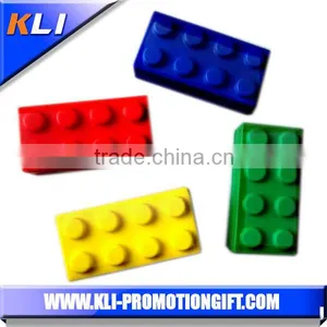 Kids Toy PU Foam Stress Building Block Shaped Stress Ball thumbnail-1