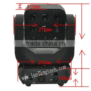 1650mW RGB 3*3 MatrixLaser Moving-Head Light thumbnail-4