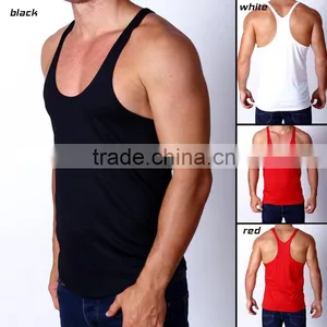 2015 Wholesale Custom Oem Men's Fashion Gym Singlets,cotton Gym Singlet ,stringer Gym Singlet ,golds Gym Singlet,Stringer Vest thumbnail-1