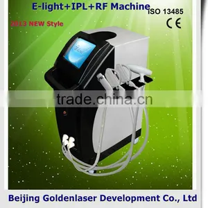 Freckle Removal 2013 Multi-Functional Beauty Equipment New Design E-light+IPL+RF Machine Wrinkle Removal Huge Power Liposis Slimming Machine For Men Vascular Removal Anti-aging thumbnail-1