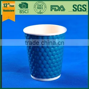 Paper Coffee Cup With Lid, Pla Paper Cup, 7oz Paper Cup,, thumbnail-1