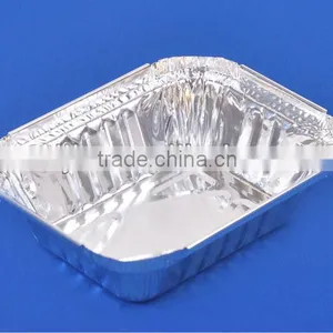 Small Rectangle Aluminium Foil Container 300ml/takeout Foil Meal Tray thumbnail-1