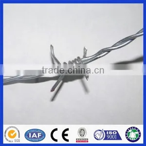 Galvanized and Pvc Coated Barbed Wire thumbnail-2