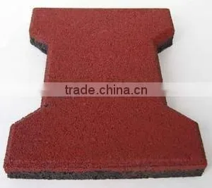 Rubber Tiles Rubber Pavers Dog Bone Pavers thumbnail-1