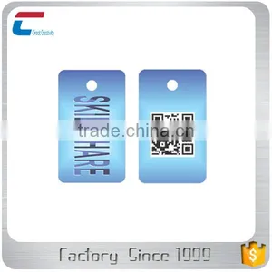 54*32mm Customize Size PVC Key Tag Card With QR Code thumbnail-1