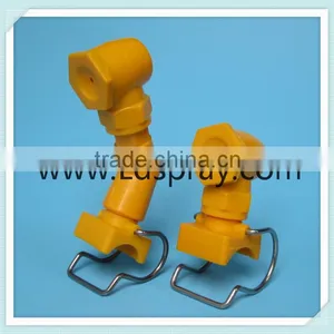 Plastic pp 3/4",1",1-1/2",2" SPJK Clamp Cleaning Before Plating Nozzle thumbnail-2