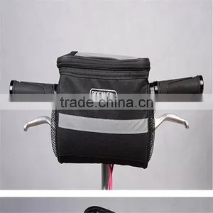 Roswheel Utility Black Bicycle Bag Portable Bike Outdoor Front Frame Tube Handlebar Basket Pannier thumbnail-1