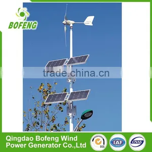 Professional Energy Saving 1kw-50kw Custom Solar and Wind Power Hybrid System Thermal and pv Panels Combined for Street Light thumbnail-4