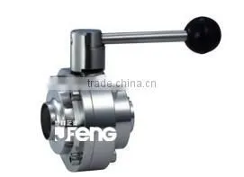 Sanitary Grade Weled Butterfly-shaped Ball Valve thumbnail-1