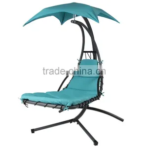 Outdoor Indoor Hanging Chaise Lounger Swing Hammock Chair Canopy thumbnail-1