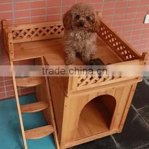 FSC Wooden Pet Dog House for Wholesale in China thumbnail-1