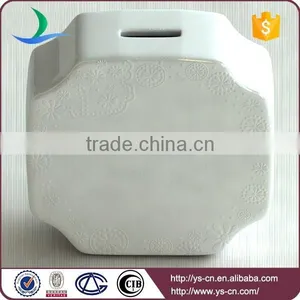 Factory Wholesale White Ceramic Piggy Banks For Kids thumbnail-2