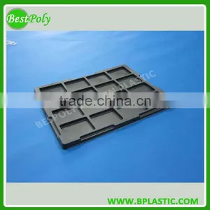 Flocking Tray, PS Flocking Tray, Plastic Flocked Tray thumbnail-3