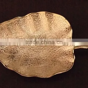 New Design 2015 Corporate Gift Item, Return Gift, Home Decoration Silver Plated Tray thumbnail-1