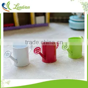 Metal Mini Little Small Kids Watering Can With Handle Garden Storage thumbnail-5
