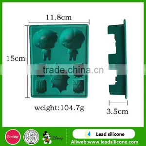 Factory Wholesale Personalized Custom Giant Silicone Ice Cube Tray thumbnail-5