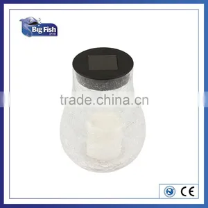 Solar Glass Jar, 1pc AA NI-MH 300MAH Battery, 1 Warm White LED thumbnail-1