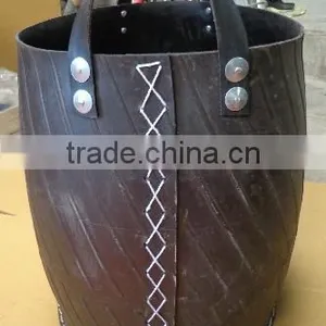Vietnamese Nice Recycled Rubber Basket for Gardening thumbnail-1