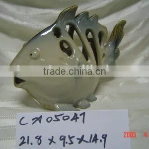 Porcelain Fish Decor-animal Wine Bottle Holders thumbnail-1