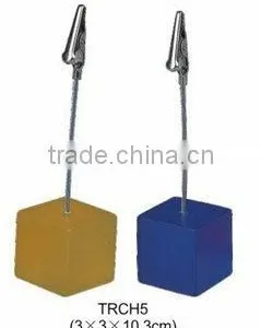 Metal Cube Memo Holder Name Card Clip Holder thumbnail-1