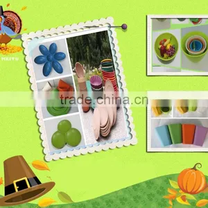 High Temperature Food Grade Eco-friendly Bamboo Fiber Tableware Set thumbnail-1