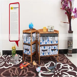 Wholesales Solid Wood Kitchen Cabinet Cheap Storage Cabinet KD Wood 5-drawers Storage Cabinet thumbnail-1