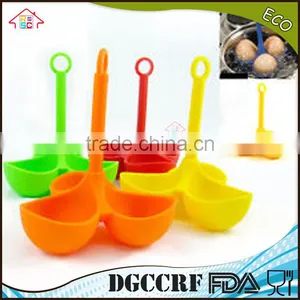 NBRSC 100% Food Grade Silicone Egg Poacher Microwave Egg Cooker Kitchen Useful Easy Tool For Egg Cooker thumbnail-4
