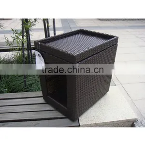 Cheap Flip-open Rattan/wicker Cat House With Raw Material thumbnail-2