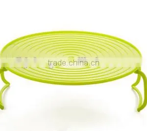 High Quality 120g Kitchenware Plastic Microwave Oven Bowl Stand Holder Rack thumbnail-6