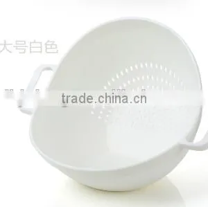 Plastic Drainer Basket Rack Colander for Fruit With Handle,vegetable Filter, Basket Strainer for Kitchen thumbnail-3