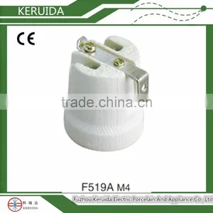 Porcelain/Ceramic Lampholder F519A M4 E26/E27 thumbnail-1