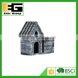 Gray Square Wooden Design Garden Flower Pot thumbnail-2